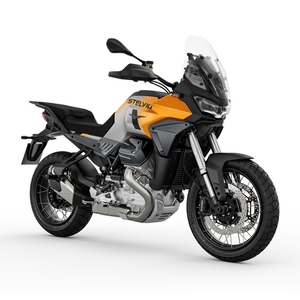 Moto guzzi v100 stelvio giallo savana 3 4 ant dx 1067x800