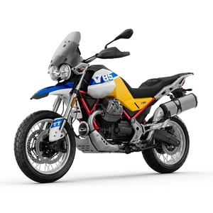 Moto guzzi v85 tt giallo wadi 3 4 ant sx