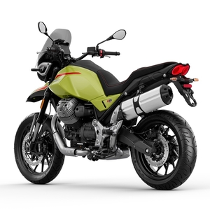Moto guzzi v85 strada verde legnano 3 4 post sx