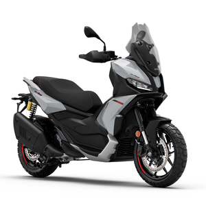Aprilia sr gt 400 dusty grey 3 4 ant dx