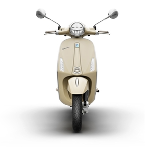 Vespa primavera 125 giallo front