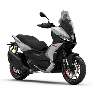 Aprilia sr gt 400 dusty grey 3 4 ant dx