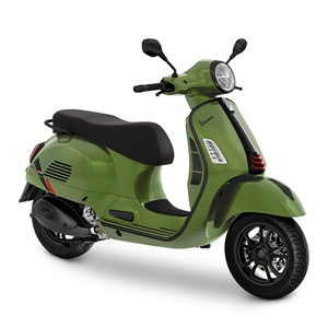 Vespa gts 310 super sport verde 3 4 ant dx