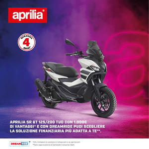 Aprilia sr gt 125 200