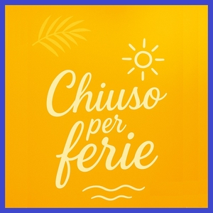 Chiuso per ferie immagini